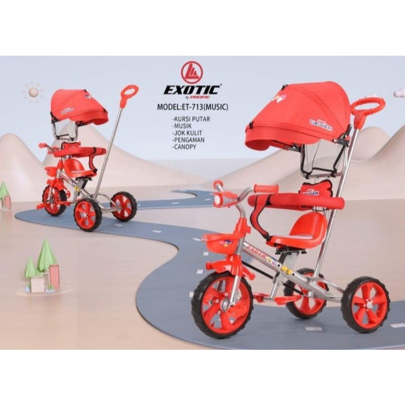 SEPEDA ANAK RODA 3 EXOTIC TRICYCLE ET-713