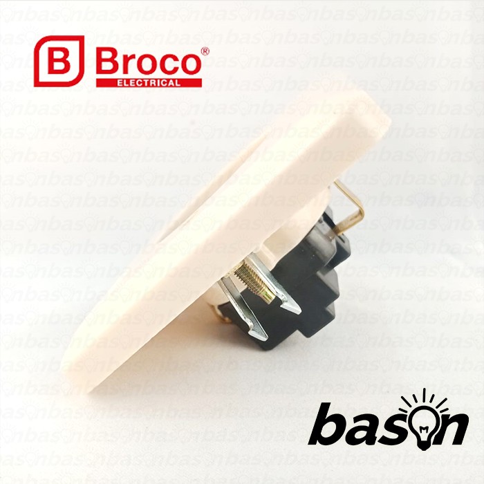 BROCO 5511U Socket Outlet Cream - Stop Kontak Inbow