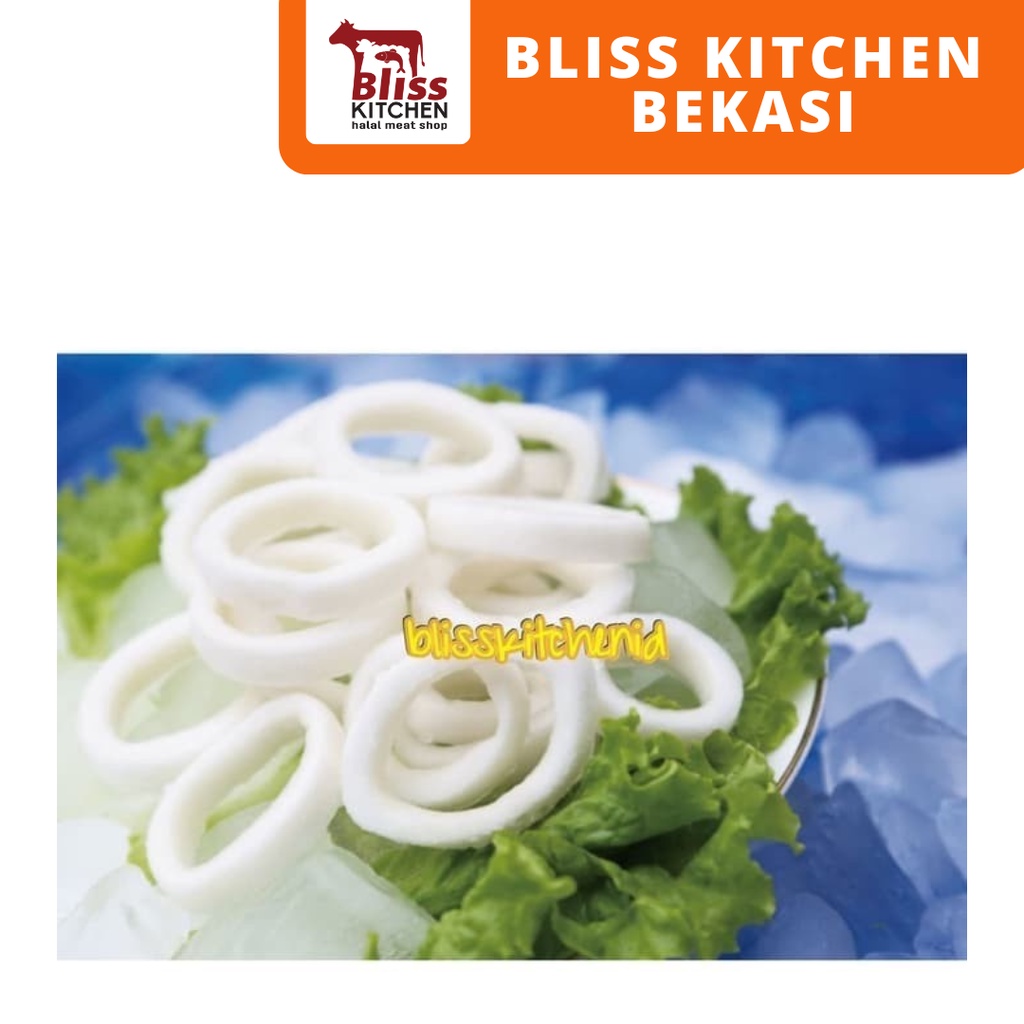 

Cumi / Squid Ring Impor Calamari Kupas Bersih 500gr