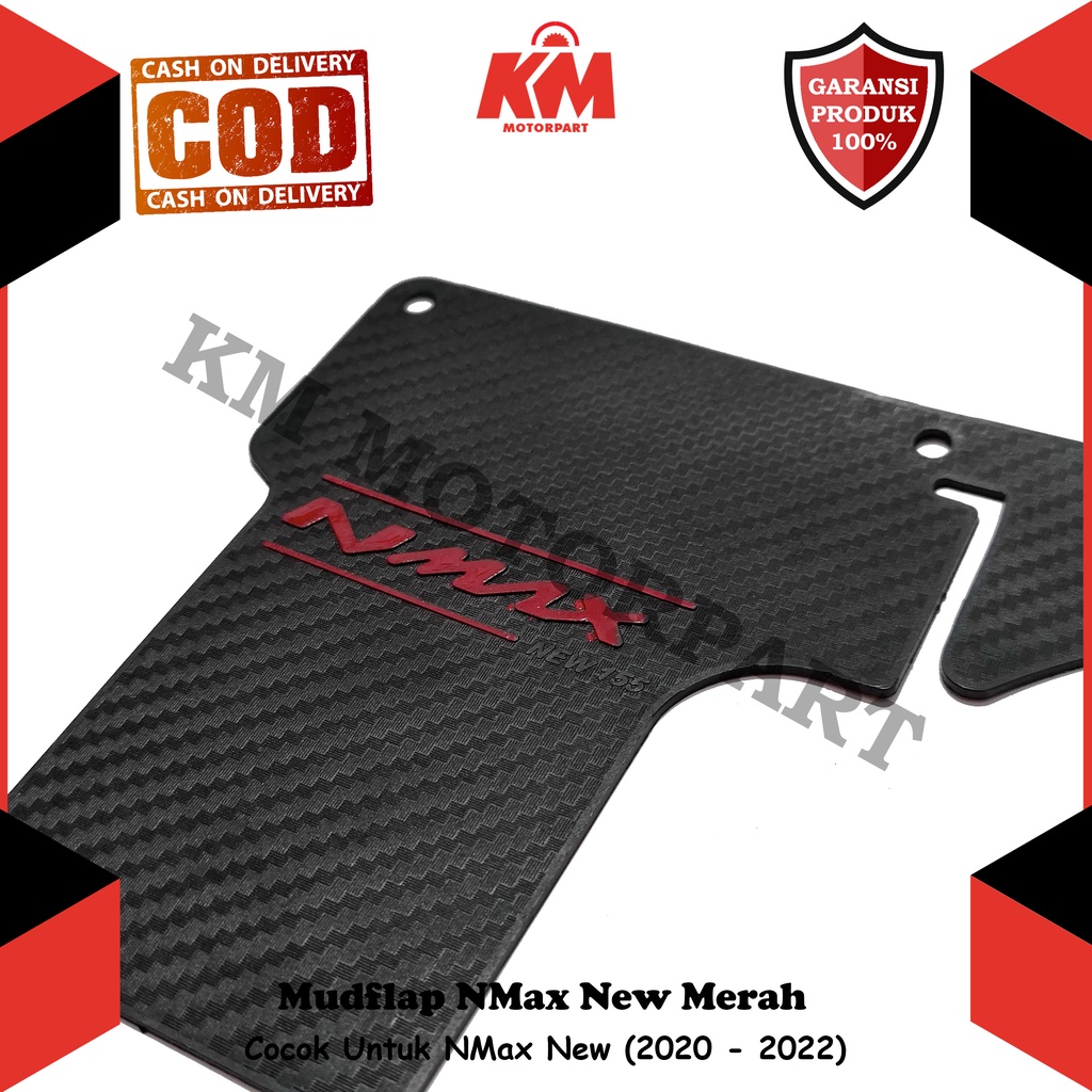 Mudflap Mud Flap NMax New 2020 2021 2022 Penahan Lumpur Model Karbon Pelindung Motor Aksesoris Variasi N Max