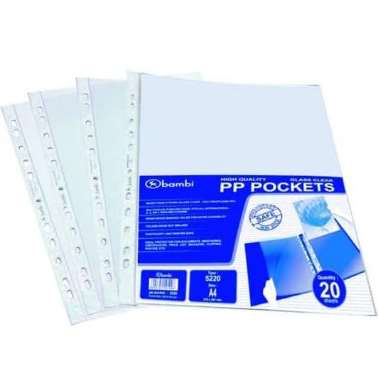 

BAYAR DITEMPAT PP Pocket Plastik Bambi A4 EKSLUSIF Kode 807