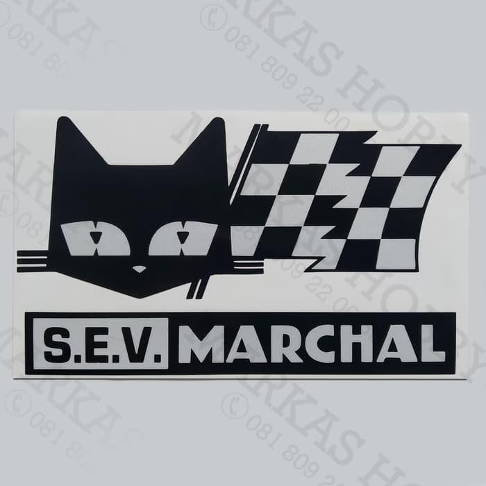 

Stiker / Sticker Marchal Black and White