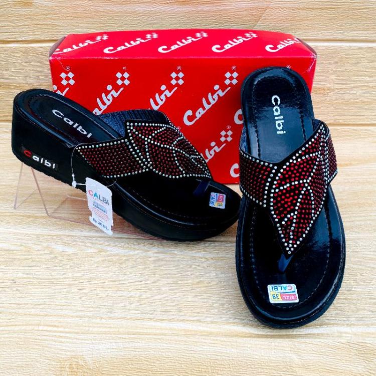 SALEE.. SANDAL WEDGES MODEL CALBI | SANDAL WEDGES  WANITA