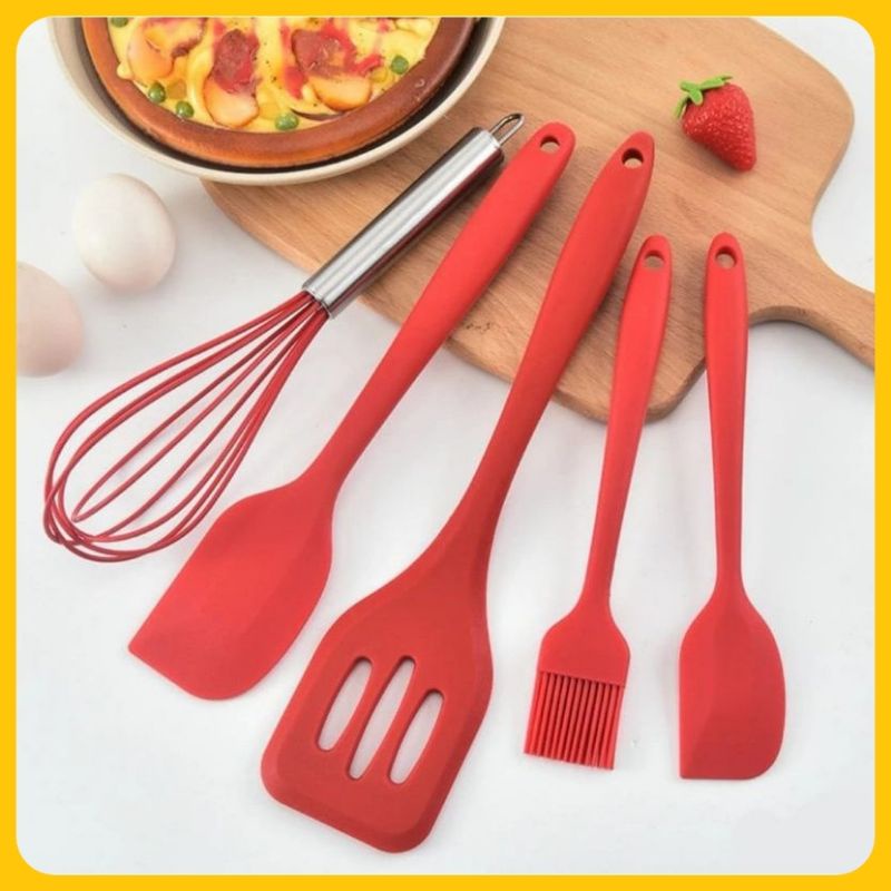 Spatula Set Silicone ( Silicone Utensil Set ).