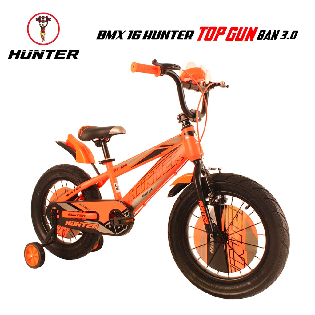 Sepeda Anak Cowok Bmx 16 Hunter Top Gun