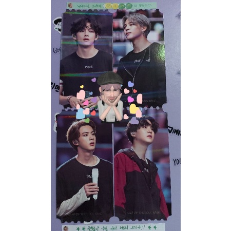 Official BTS Holo Ticket DVD MOTS:ONE