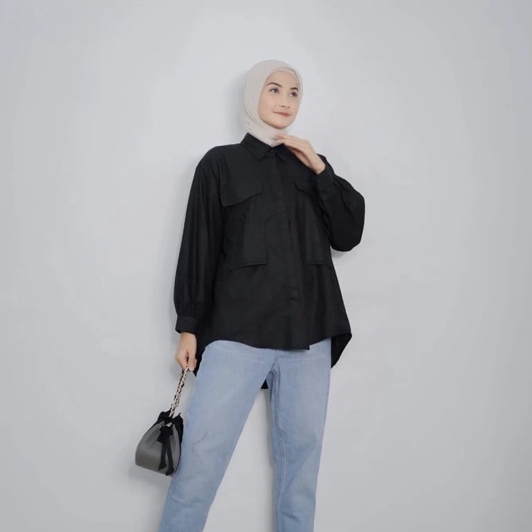 SHALWA BLOUSE - / BLOUSE CANTIK / BLOUSE OVERSIZE / KEMEJA MURAH