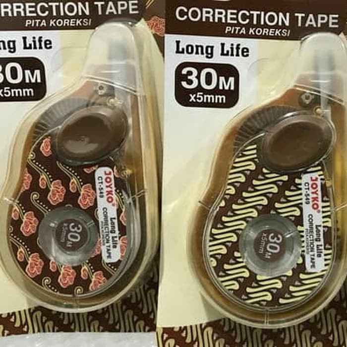 

Tipex Kenko - Refill Tipex Tombow - Correction Tape Tipe X Kertas 30 Meter Batik Joyko Ct 549 Grosir