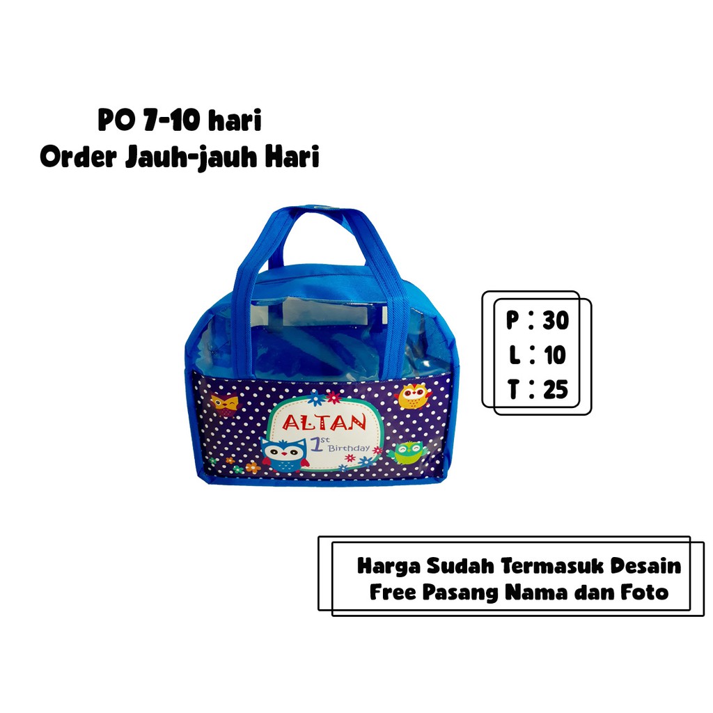 

Tas Ultah Mika Busur Custom Gambar