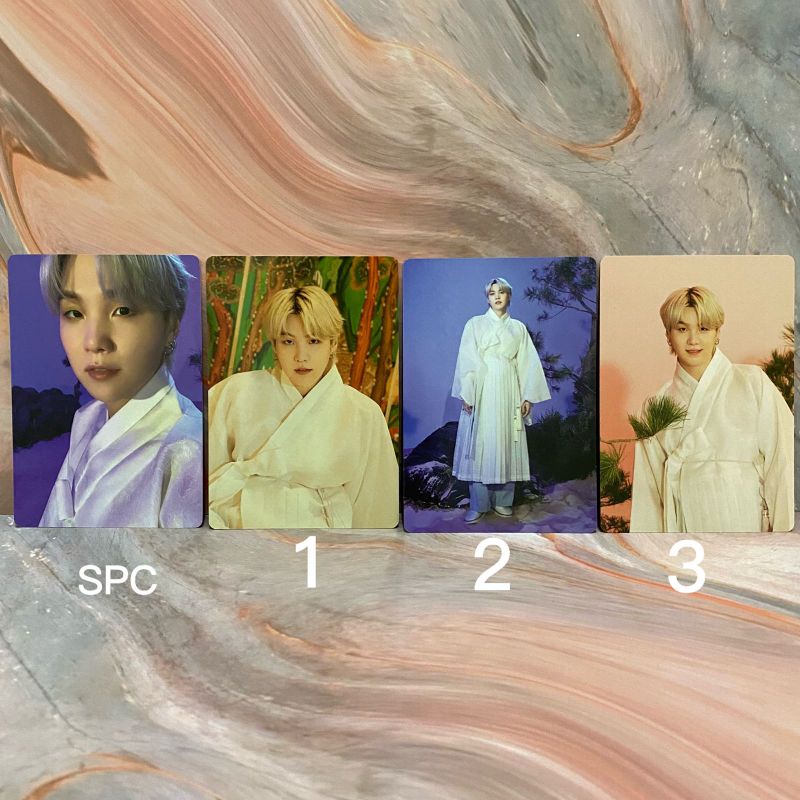 BTS Official Dalmajung mini photocard MPC PC Suga Yoongi SPC Special Card