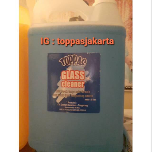 Pembersih kaca toppas 5 Liter