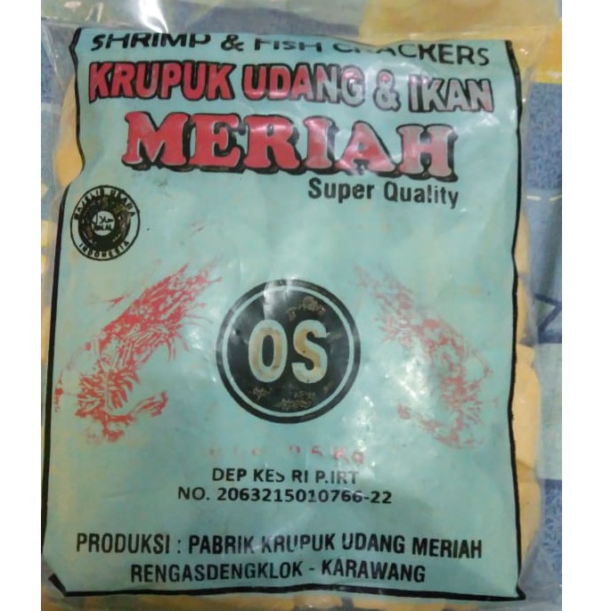 

Kerupuk Udang dan ikan