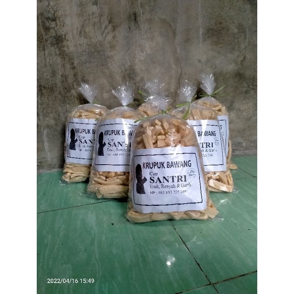 

krupuk bawang cap santri