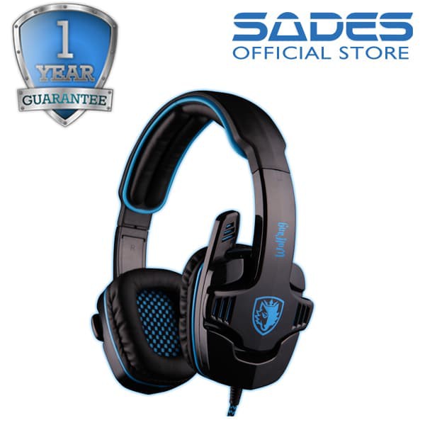 Headset Sades SA - 901 Gaming 7.1ch sound Wolfang / Sades 901 Wolfang