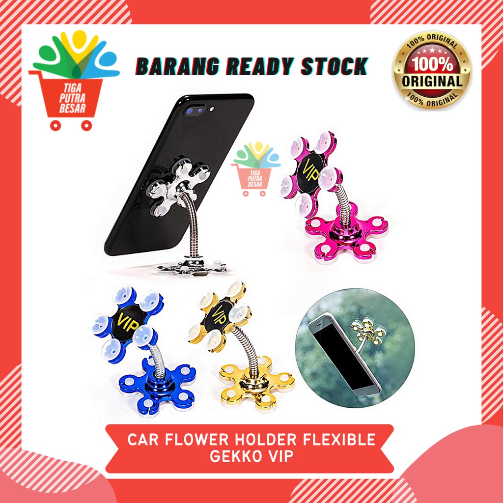 CAR FLOWER GADGET HOLDER FLEXIBLE GEKKO VIP