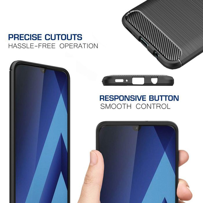 Silicon Case SAMSUNG A50 A50S A30S Softcase iPAKY Carbon Casing Cover