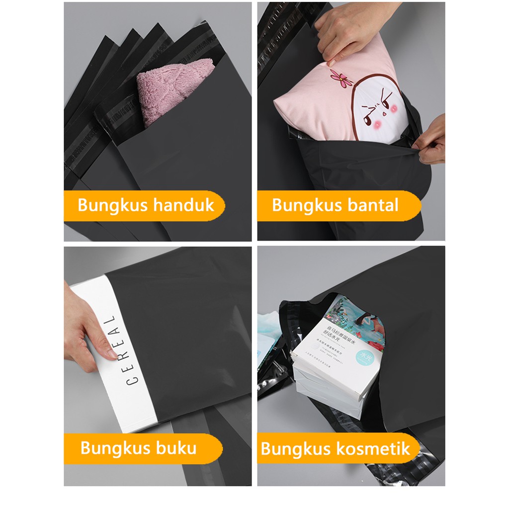 【Stok Baru】Plastik polymailer tas polymailer ketahanan tarik tidak mudah pecah tahan air