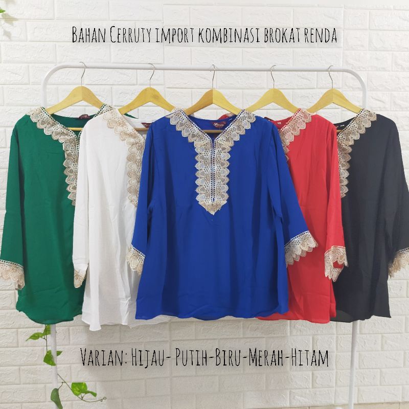 BLOUSE WANITA / SIFON / CHIFON / JUMBO / BIG SIZE / PAKAIAN WANITA / FASHION