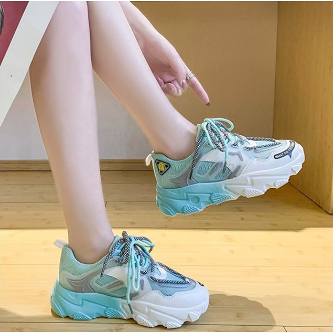 TBIG [COD] Sneakers Import Ulzzang ME&amp;US Sepatu Fashion Gaya Korea Style Sepatu Santai Wanita