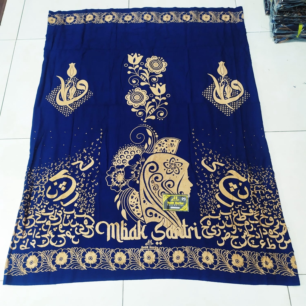 SARUNG SANTRI PUTRI MBAK SANTRI MOTIF CABUT WARNA BAHAN RAYON LEMBUT DAN HALUS