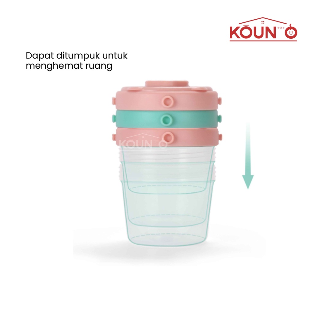 Baby Food Container Mpasi Wadah Tempat Penyimpanan Makanan Kaldu Mpasi Perlengkapan Mpasi BPA Free Food Grade