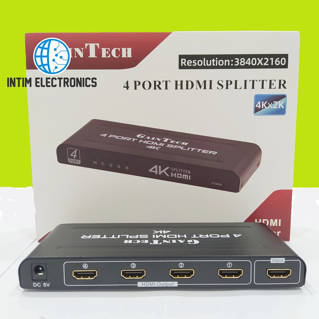 Gaintech HDMI Splitter 4 Port