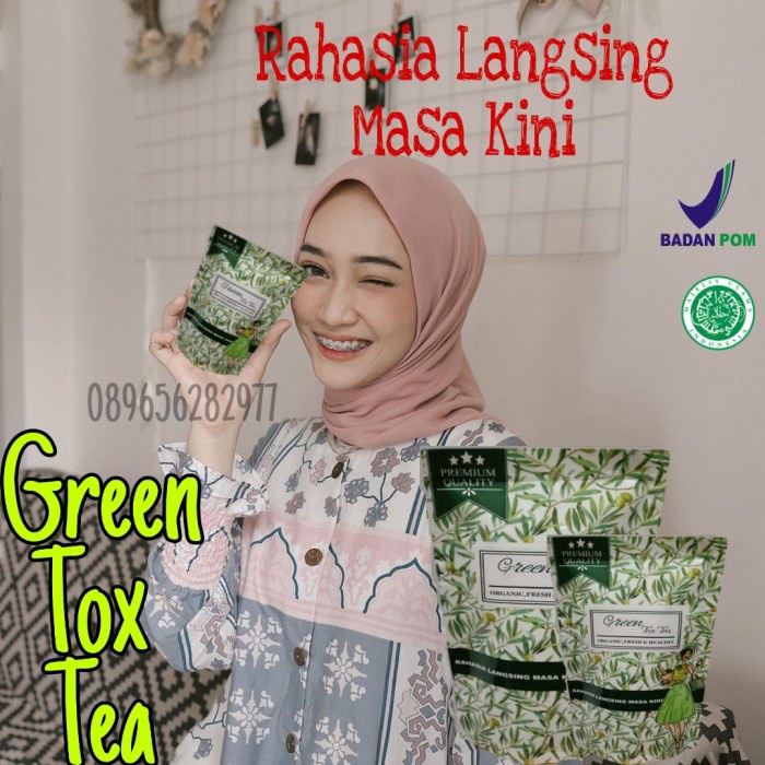 GREEN TOX TEA PELANGSING BADAN (5HARI) PRODUK NYATA AMPUHNYA