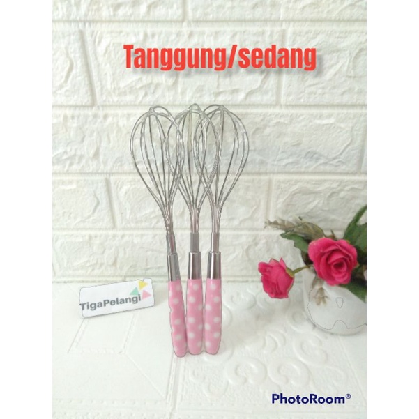 kocok telur, pengocok telur, pengocok telur stainles,kocok telur stainles, kocok telur polkadot, kocok telur motif polkadot