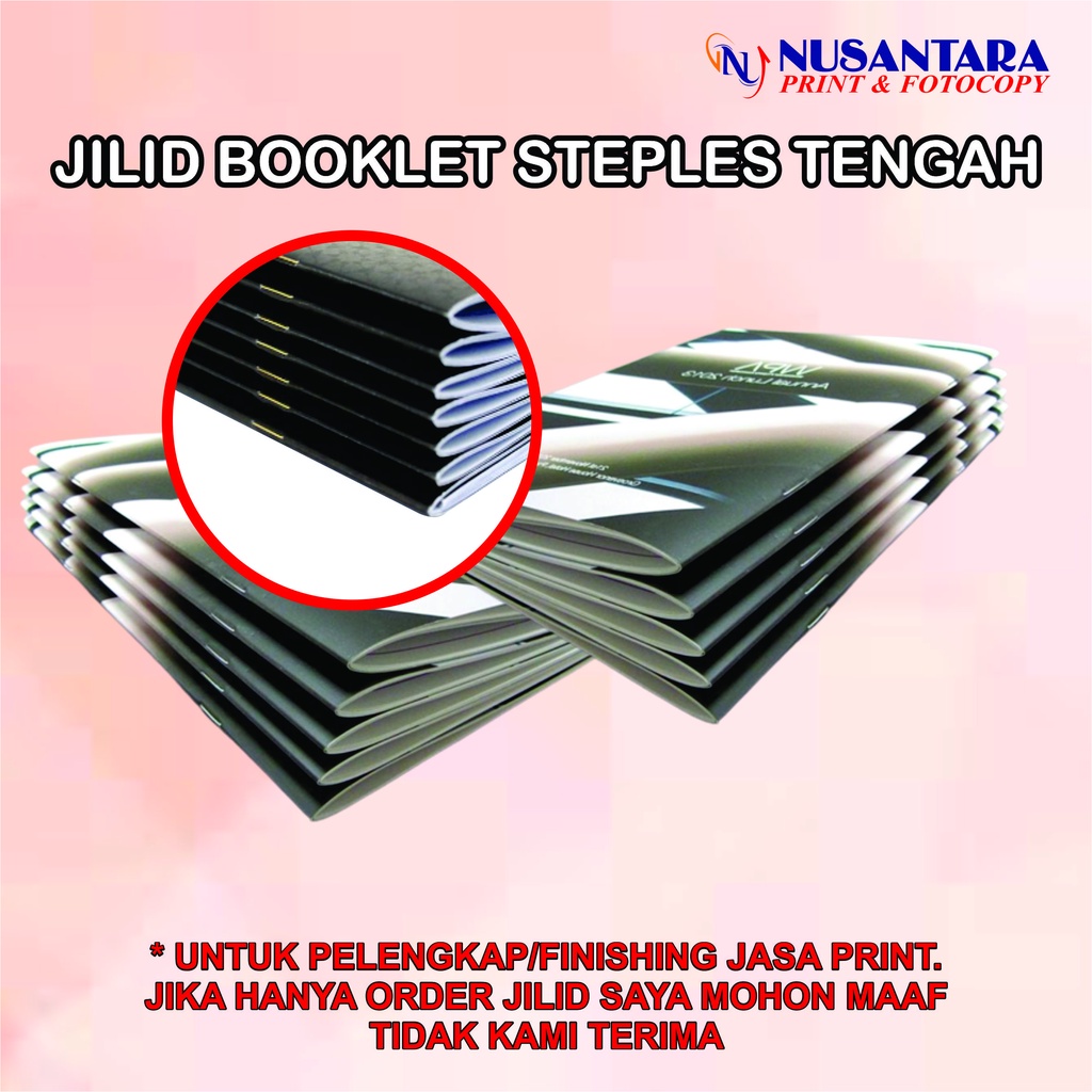 

Jasa Jilid Steples Tengah / Jilid Booklet