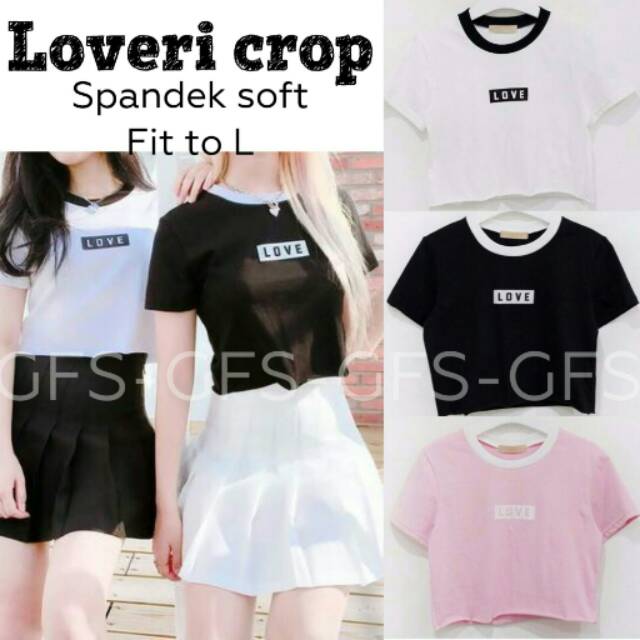 Kaos GF LOVERI CROP