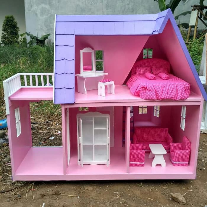 Paket Rumah Barbie Preorder Plus Furniture Diskon Shopee Indonesia