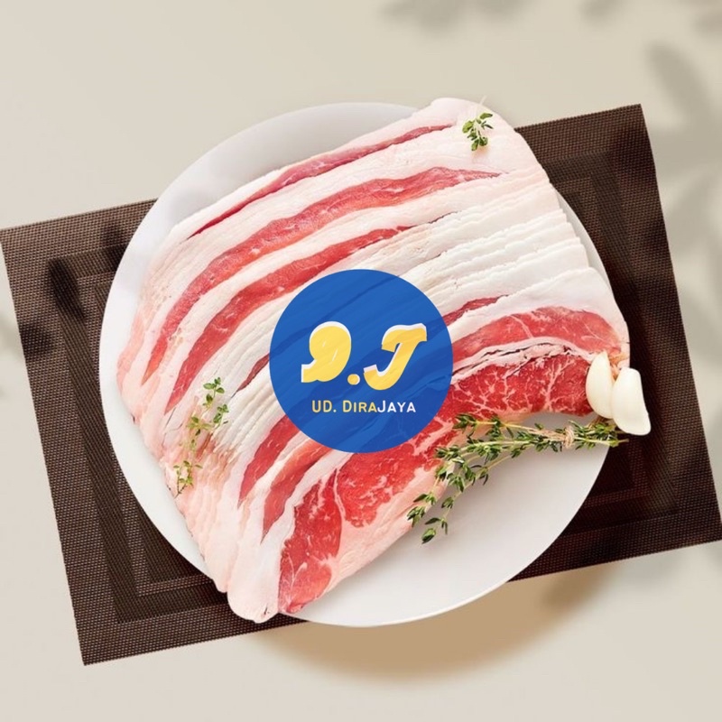 

Daging sapi slice us shortplate IMPORT 500gr