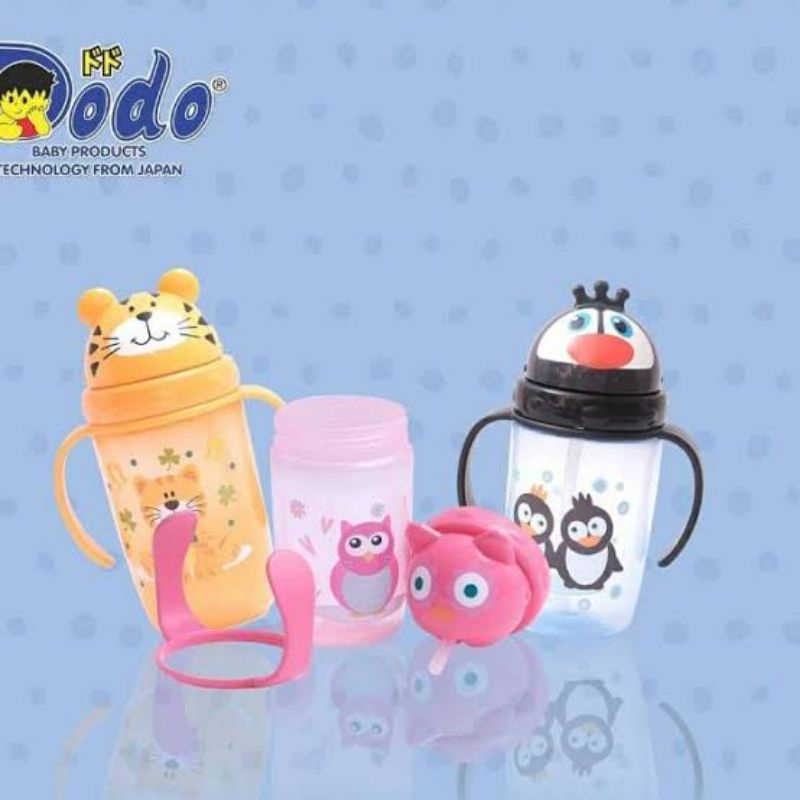 Dodo Baby Cup Animal Character With Handle 250ml DDC008 - Dodo Botol Minum Anak Bayi