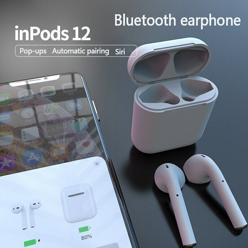 Inpods i12 / Earphone Bluetooth Makaron / TWS 12 / Headset Bluetooth 5.0 Warna Warni / TRUE WIRELESS