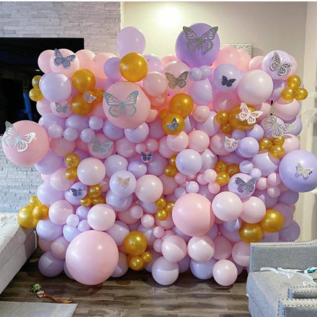 BACKDROP BALON ULANG TAHUN / AQIQAH / BACKGROUND TUNANGAN JAKARTA