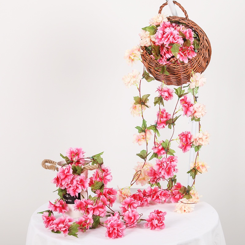 AND / COD / Bunga Cherry Blossom Hias Plastik Dekorasi Rumah Murah Import Artificial Flowers Bunga Hias PBP67