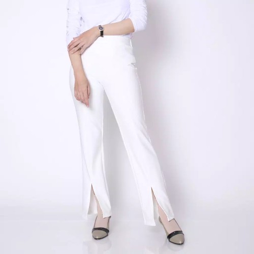 Celana cutbray pants belah bawah