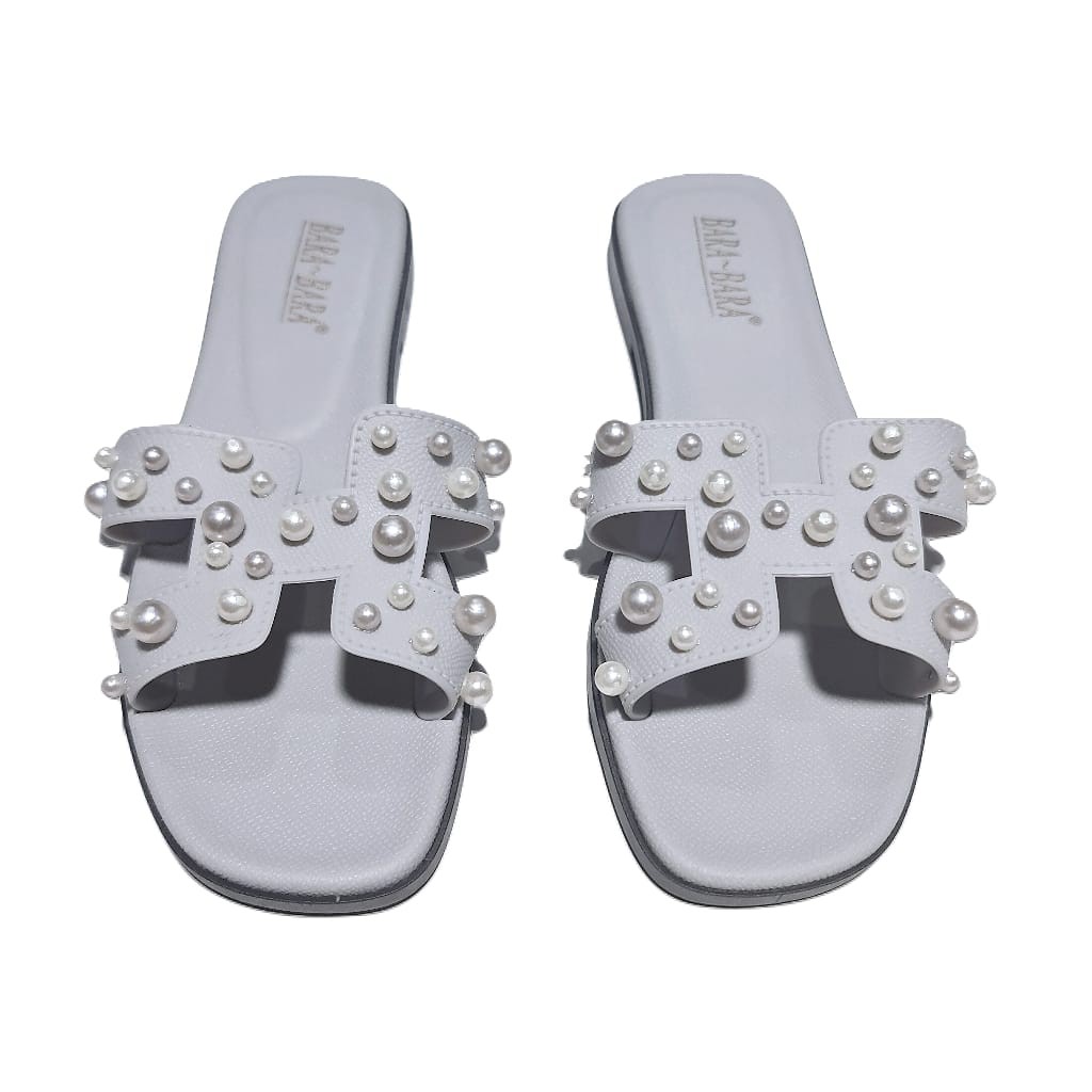 jelly sandal wanita selop bara bara karet import sendal cewek JSL883KHMTR