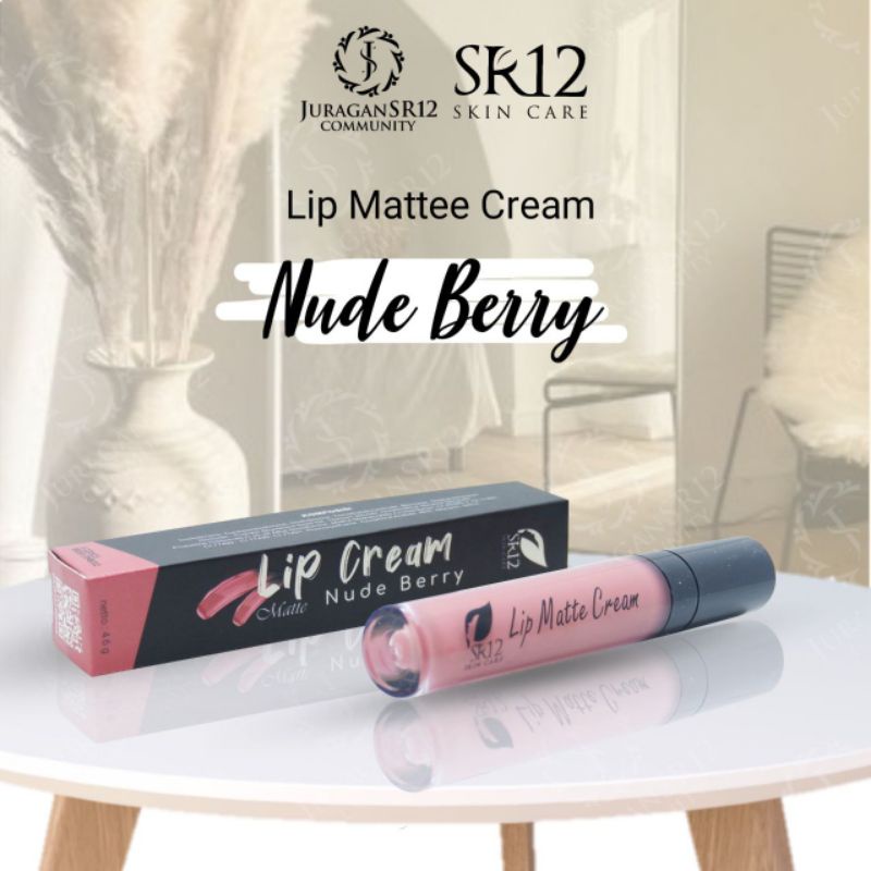 TERLARIS..!! SR12 LIP MATTE CREAM BPOM / LIPSTIK MATTE MAKE UP / BEBAS PARABEN , TAHAN LAMA &amp; RINGAN