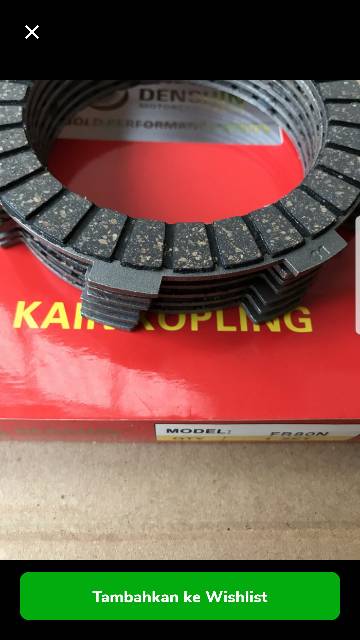 PELAT PLAT KOPLING KAMPAS KOPLING FR80N 7 PCS/SET A CLASS