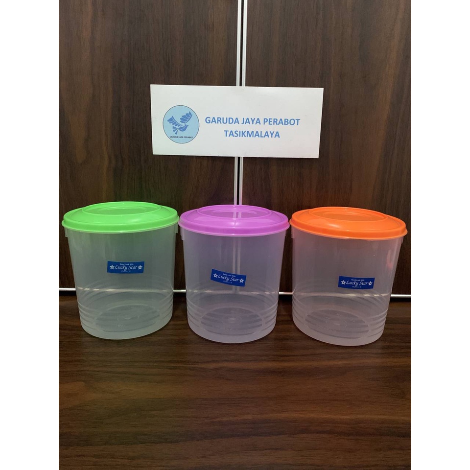 Toples Kue Plastik 1,5 KG Regina / Toples Kue Kering