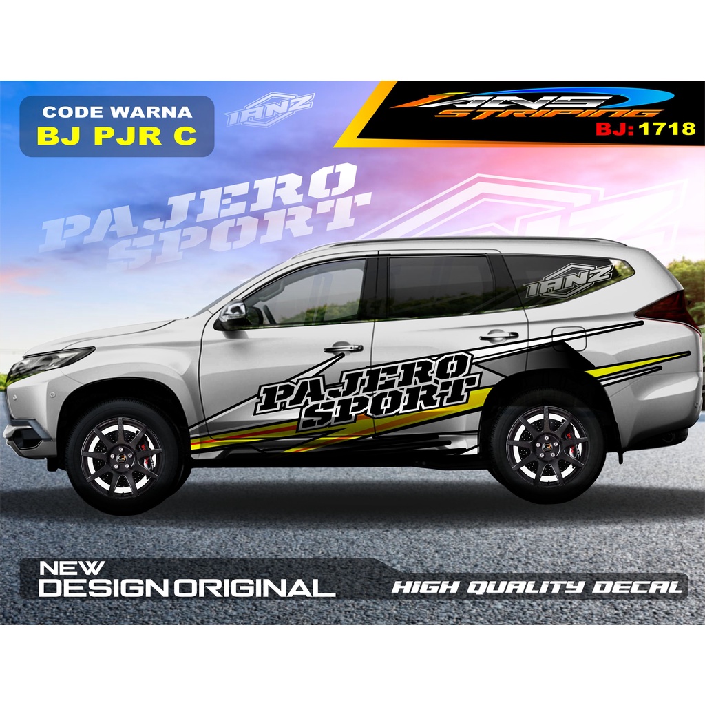 DECAL STIKER MOBIL FORTUNER / STIKER MOBIL GRAND LIVINA / VARIASI STIKER PAJERO / STIKER MOBIL