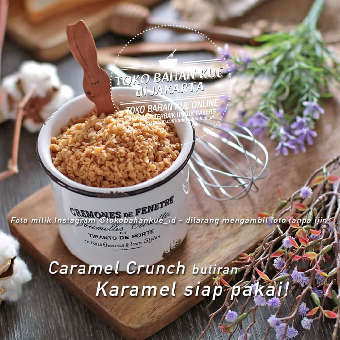 

Karamel granul Caramel Crunch Granules Flakes Karamel keping 250gr