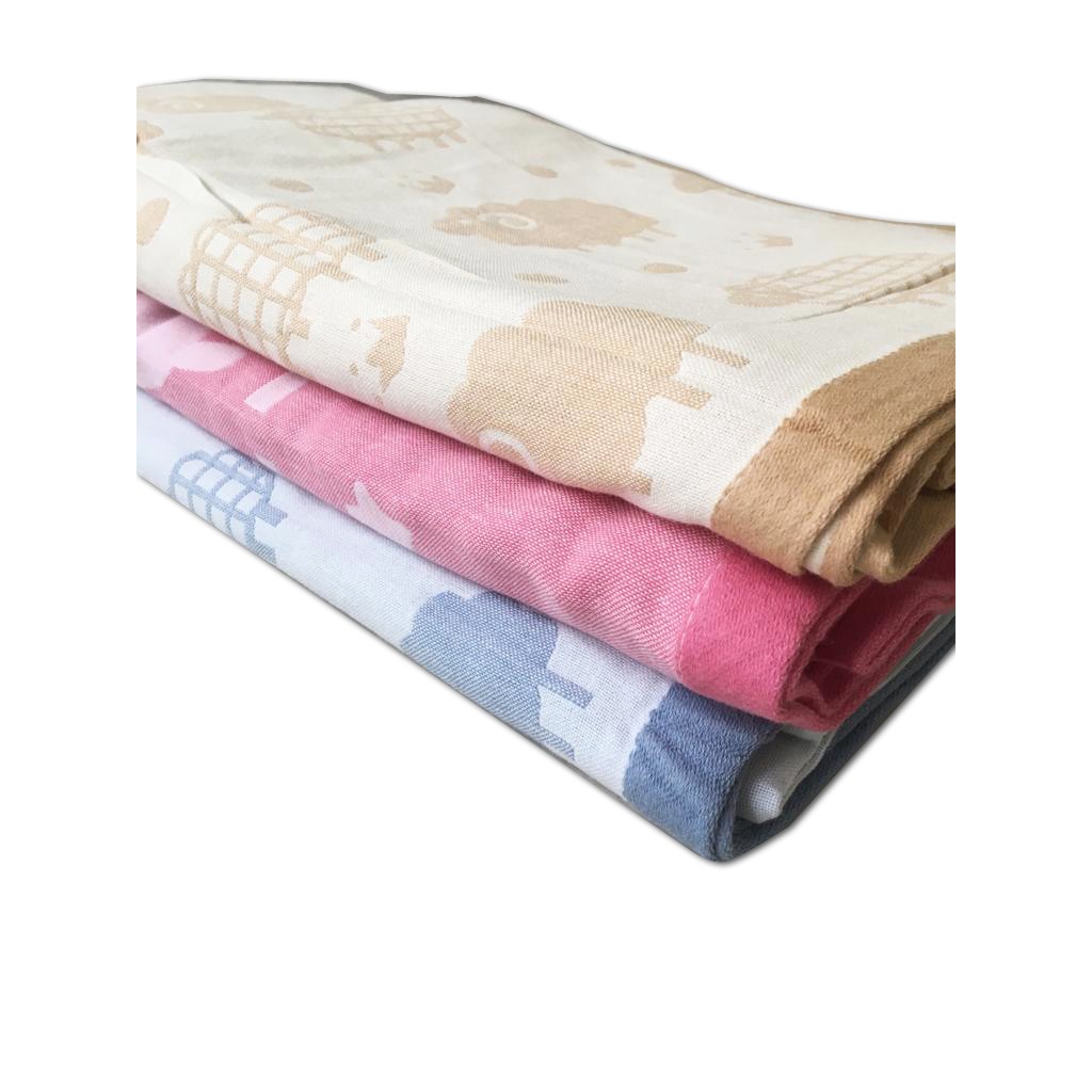 Selimut Katun Jepang Lembut Bear Domba 150x200cm 700gr/pcs