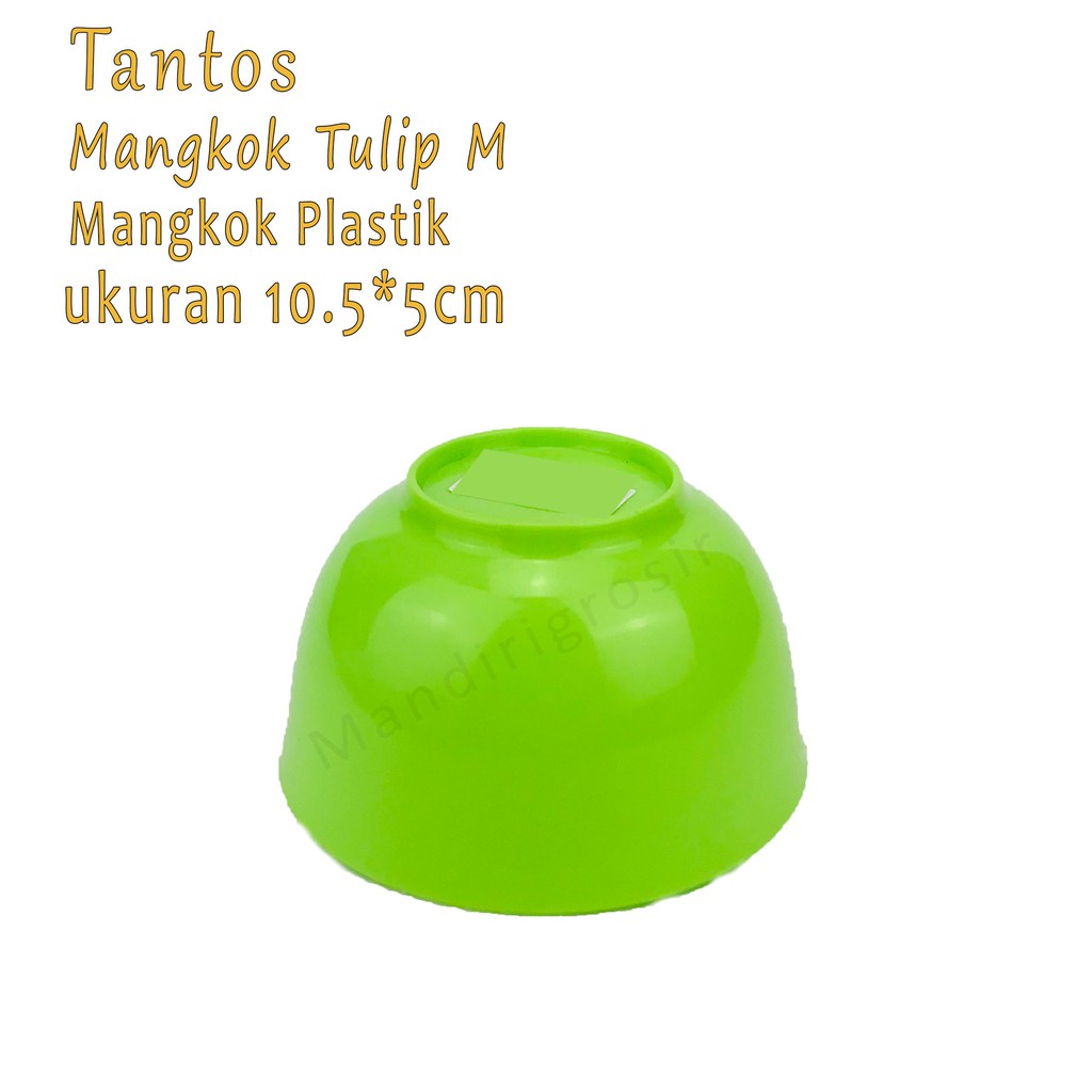 Mangkok plastik * Mangkok Tulip M * Hijau *5162
