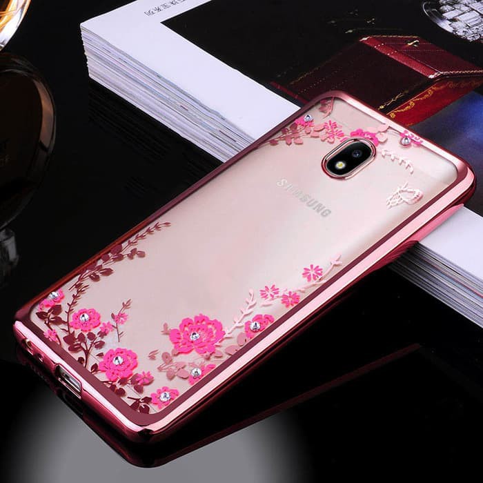 TPU FLOWER Case Samsung J2 Pro 2018 / case hp / soft case Samsung J2 Pro 2018 / hard case