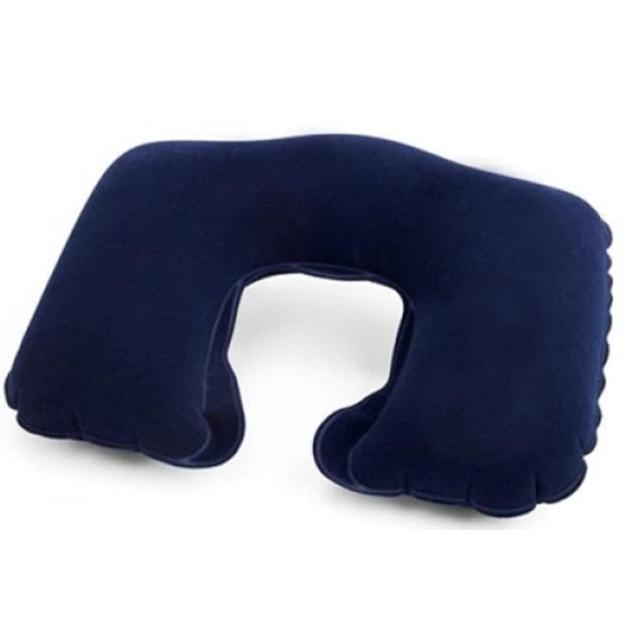 Bantal Angin Leher 3 in 1 untuk Travel - Bantal Leher + Penutup Telinga &amp; Mata` Camping Neck Pillow Set