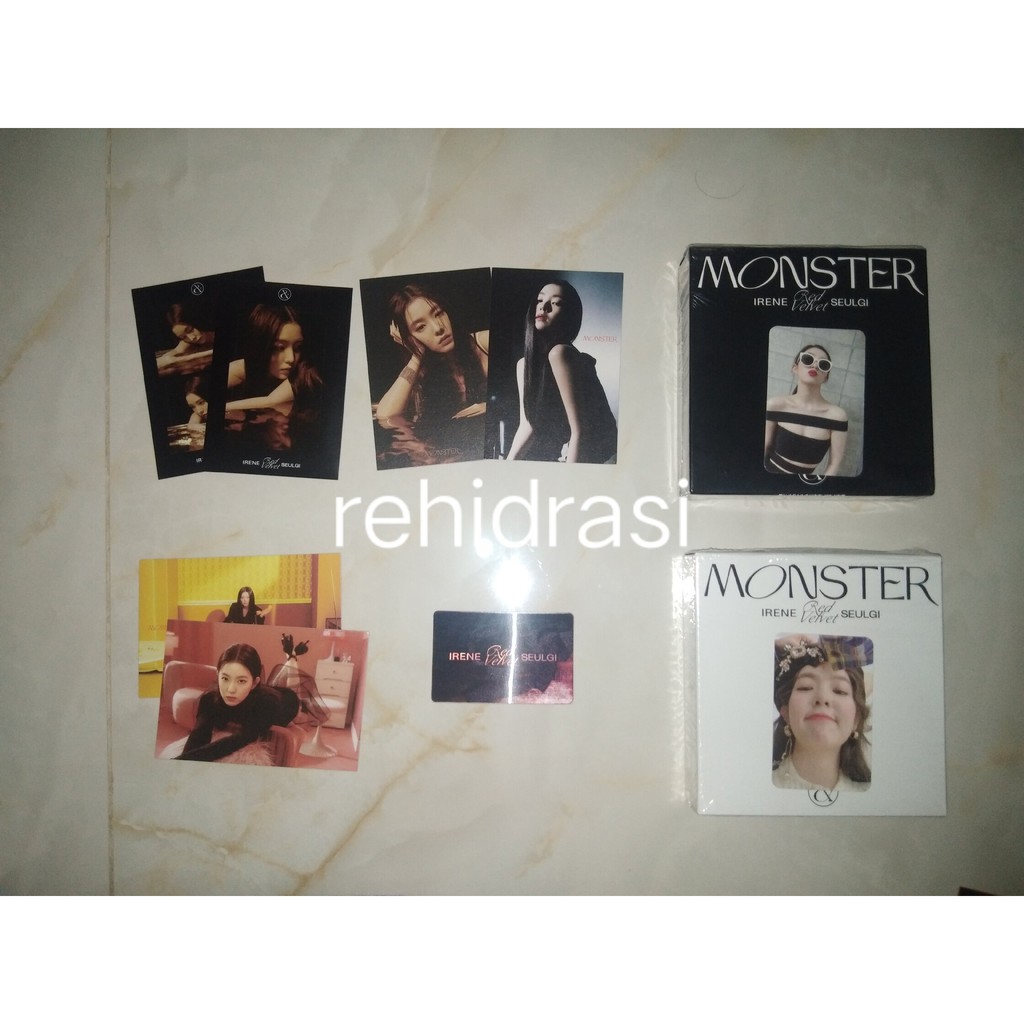 ALBUM RED VELVET IRENE - SEULGI (ASEUL) MONSTER TOP & MIDDLE NOTE. (PRINTILAN / ALBUM WITHOUT PC)