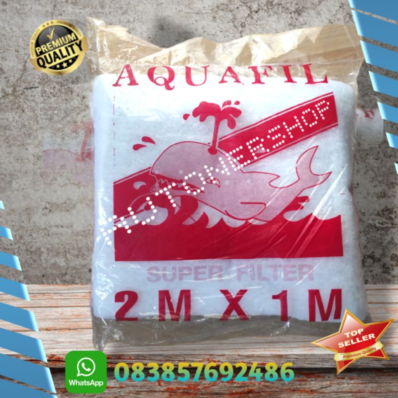 Busa filter kapas filter aquarium aquarium kolam 2Mx1M