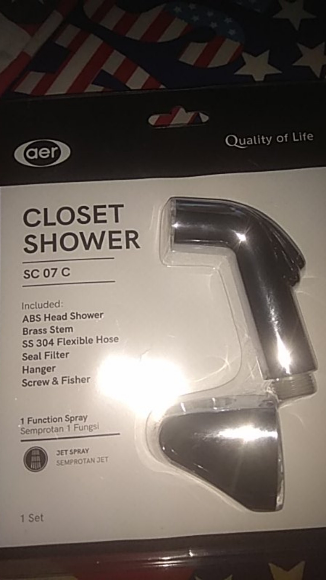 Aer Shower Kloset / Closet Shower / Toilet Bidet Sc 07 C
